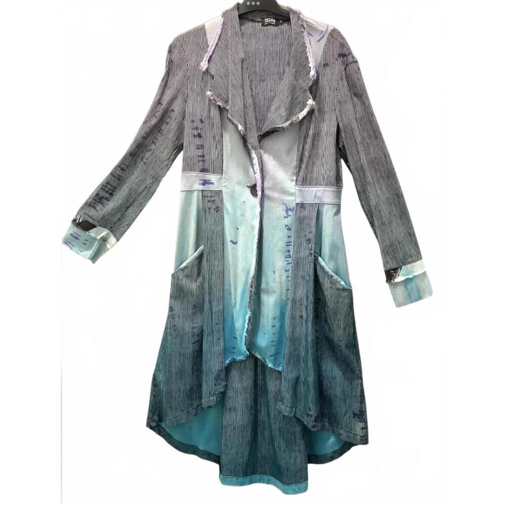 NEW ART OF CLOTH women's florence jacket in sky ombre
